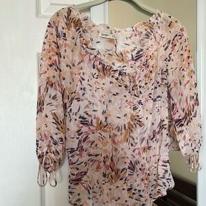 Flowy sheer blouse